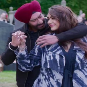 Son of Sardaar 2 ka dusra song pahla tu duja tu release hua Ajay Devgan- Mrunal Thakur romance karte nazar Aaye