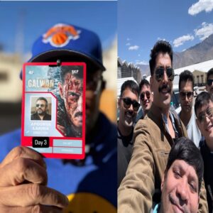 Salman Khan ne Battle of galwan ki ladai Ladakh se shuru kar di hai director apurv lakhiya ne share ki photo