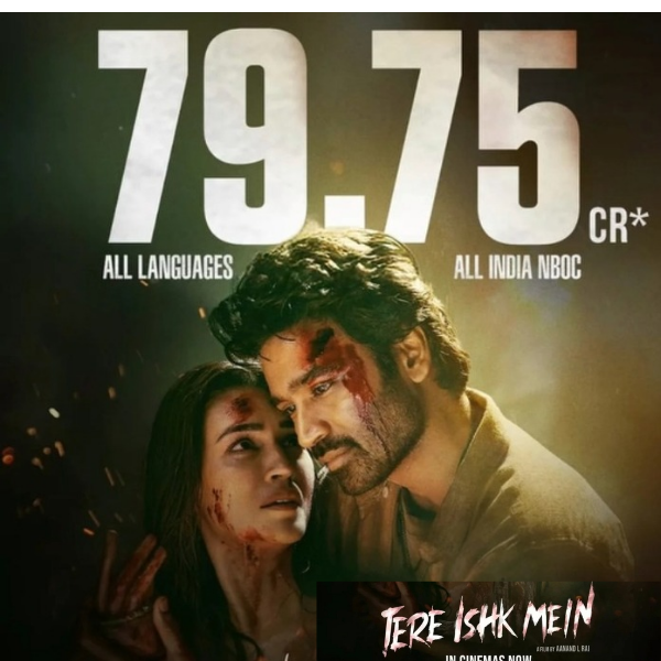 Dhanush kriti ki film Tere Ishq mein ka 6 day box office collection itna ho gaya hai