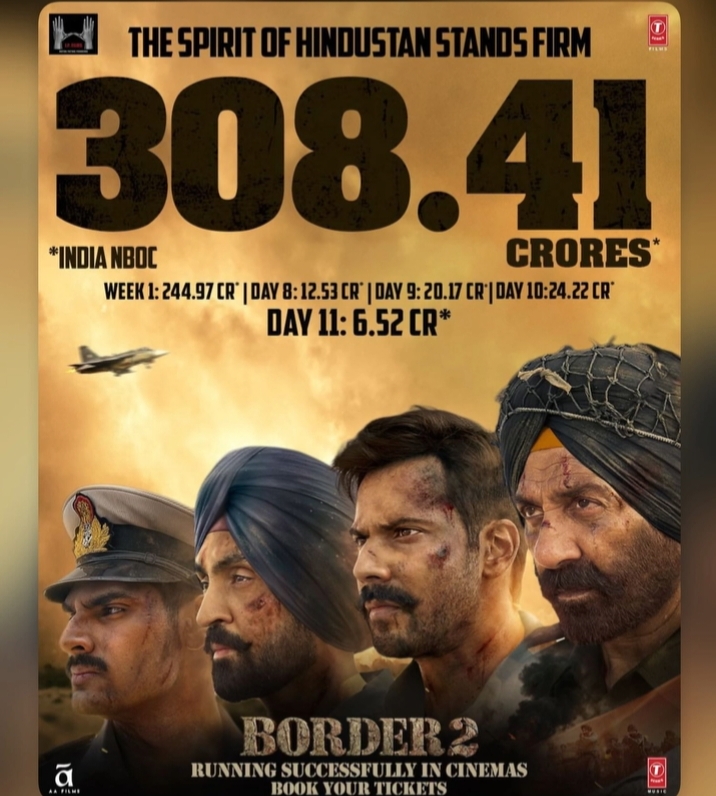 Sunny Deol aur Varun Dhawan ki film border 2 ka box office collection itna Ho Gaya ki record ban gaya