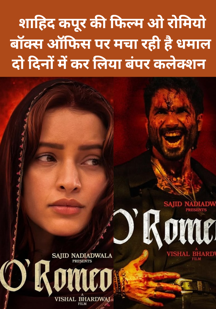 Shahid Kapoor ki film O Romeo Box Office per macha rahi hai dhamal 2 Dinon mein kar liye bumper collection