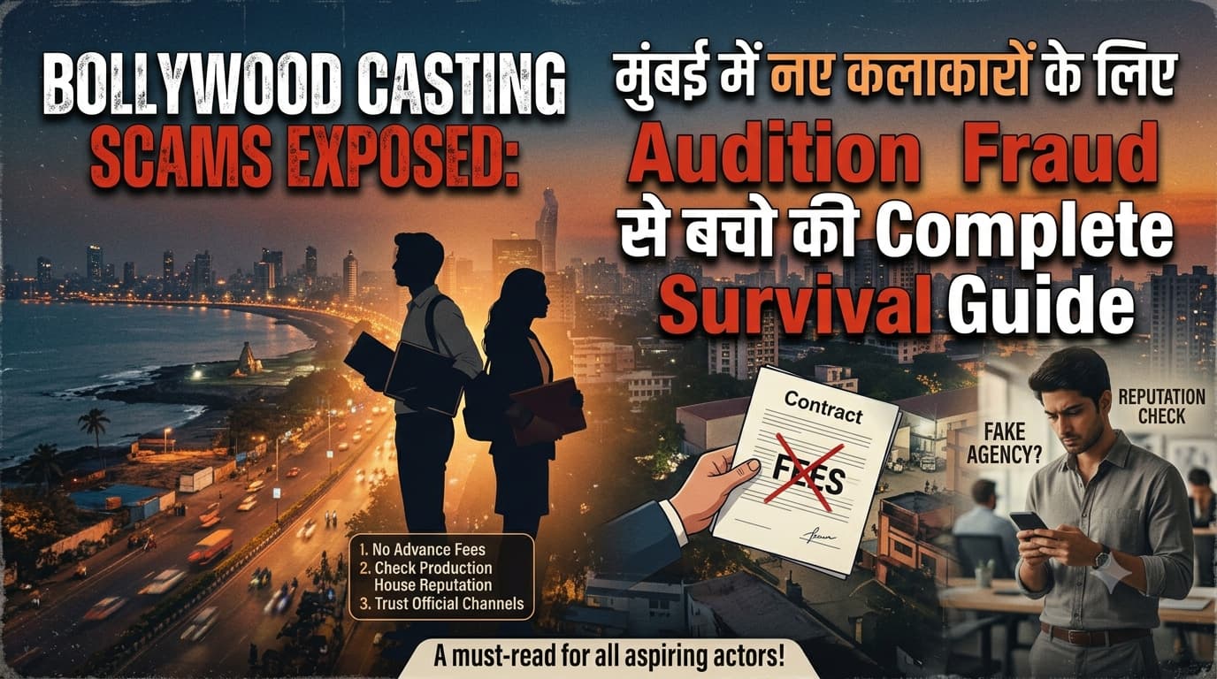 Bollywood Casting Scams Exposed Mumbai me naye actor ke liye audition Fraud Se bachne Ki complete survival guide